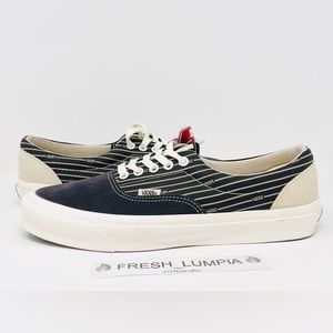 🔥RARE🔥  VANS Vault Iron Charcoal Pinstripes OG Era LX VN0A4BVA2SX Tony Alva